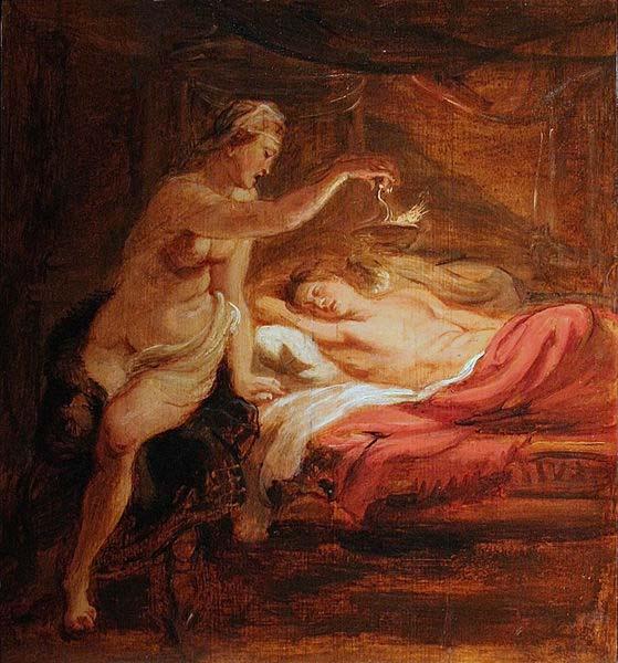 Peter Paul Rubens Psyche et l Amour endormi oil painting picture